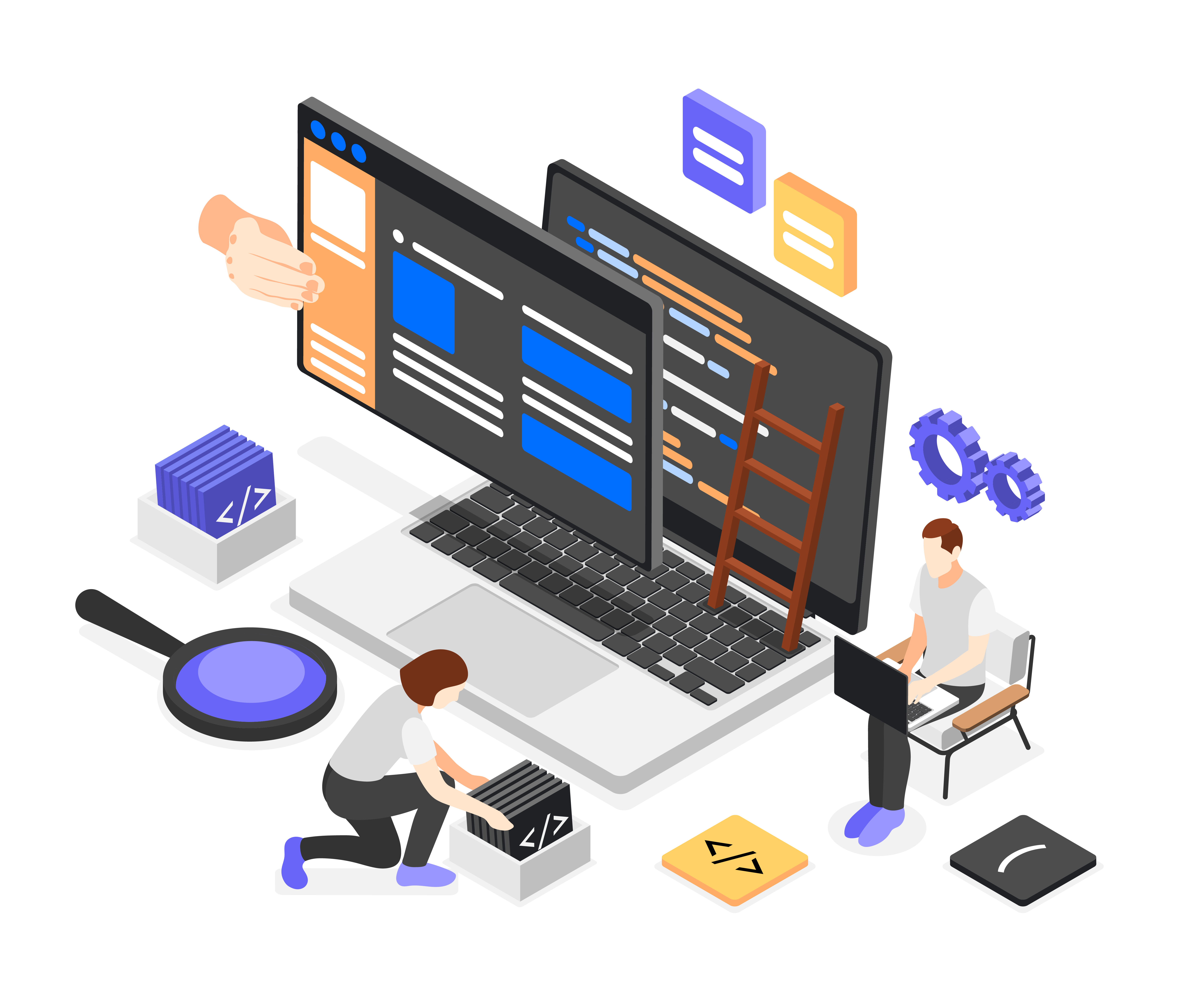 Website Development illustration